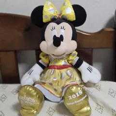 30周年 金コス ミニーマウス ぬいぐるみ