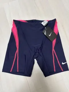 NIKE メンズ 競泳様水着 ネイビー×ピンク S