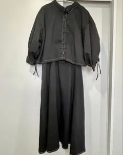 半袖トップス　キャミワンピセット