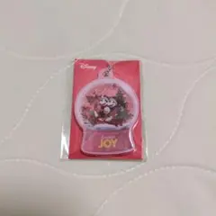 Disney ミッキー・ミニー スノードームキーホルダー　【非売品】のサムネイル