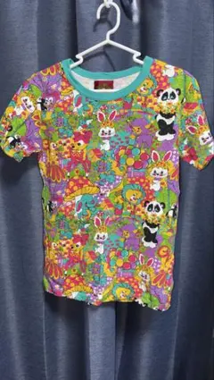 GRANDE GROUNDカラフルな動物プリントTシャツのサムネイル