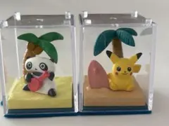 ピカチュウとたれパンダのフィギュア2体セット