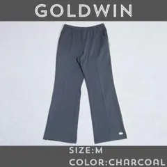 美品 GOLDWIN サイドライン ラメ トラックパンツ M チャコールのサムネイル