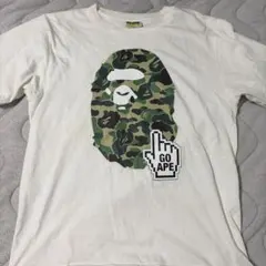 A BATHING APE 迷彩ロゴ Tシャツ Sのサムネイル