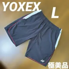 美品　YOXEX ヨネックス　ハーフパンツ　ハーパン　メンズ　Lサイズ 黒　大会