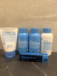 スキンケア3点　スーパージェクションクリーム　セメンザルライト