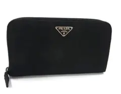 PRADA ブラック 長財布 ナイロン【お盆終わり割引】