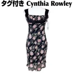 ★タグ付★ Cynthia Rowley キャミワンピース シルク 1 花柄のサムネイル