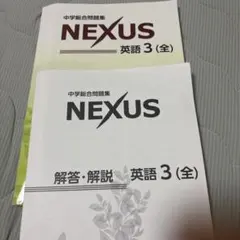 中学総合問題集 NEXUS 英語3 全 解答解説付のサムネイル