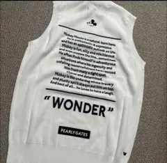 新品未使用タグ付 パーリーゲイツ ミッキー ベスト 0 定価30800