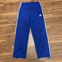 adidas トラックパンツ ブルー XL トリコロール Y2K 日本製