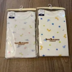 Konny コットンメッシュスリーパー ミモザ ブルーベリー 2点セット 