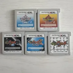3DS ソフト 妖怪ウォッチ 5本セット