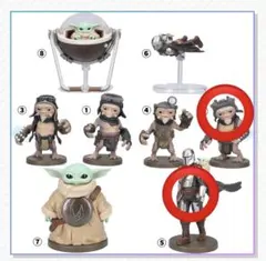 【２体セット】　マンダロリアン　グローグー　リトルスタチューコレクション　①のサムネイル