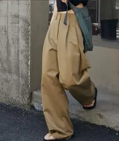 ok.soon×dickies wide chino pants - メルカリ