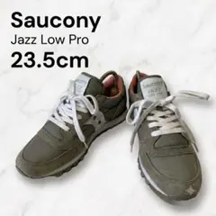 美品 サッカニー JAZZ LOW PRO 23.5cm グレー スニーカーのサムネイル