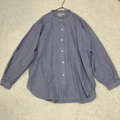 【美品】　LE SOUK HOLIDAY ストライプ　ブラウス Lサイズ