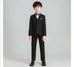 キッズ フォーマルスーツセット ブラック