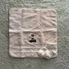 新品 ラルフローレン タオルハンカチ ベビー靴下セット