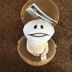 おさわり探偵　なめこ栽培キット　ぬいぐるみマスコット　白なめこ