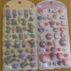 国内正規品 【ズートピア ベイマックス】コットンパフィー シール　2枚セット