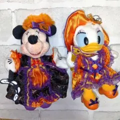 ミステリアスマスカレード　ミニー　デイジー　ぬいぐるみバッジ　ディズニーシー