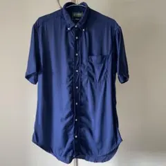 GITMAN Bros ギットマン ブラザーズ 半袖シャツ ネイビー Mサイズ