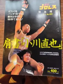 週刊プロレス緊急増刊　UFO「世界最強伝説LEGEND」詳報号