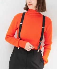 B.C.STOCK タートルリブニット　オレンジ