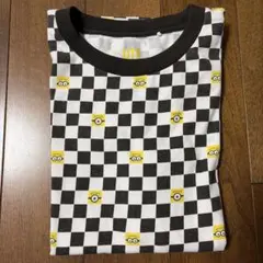UNIQLO UT ミニオンズ チェッカーフラッグ柄 Tシャツ　140㎝