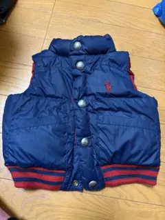 ポロ ダウンベスト ネイビー