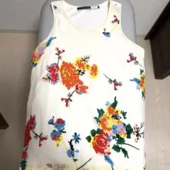 ナラカミーチェ フラワー柄 花柄 トップス ブラウス リネン - メルカリ