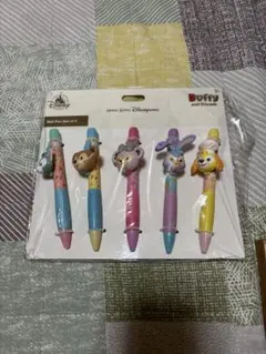 ダッフィー ボールペン5本セット