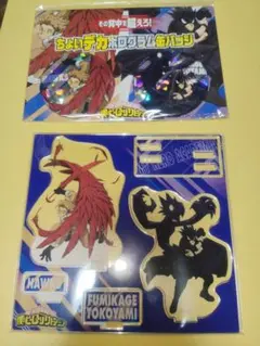 常闇/ホークス ヒロアカ アクリルスタンド ちょいデカホログラム缶バッジ