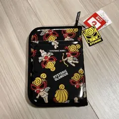 新品未使用【タグあり】 ヒスミニ 母子手帳ケース エンジェル ブラック 