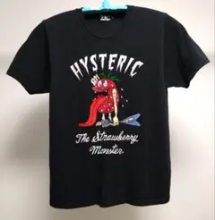 ヒステリックグラマー ガールプリント リンガーTシャツ Lサイズ 黒 未