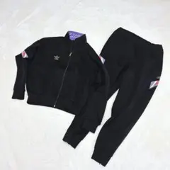 90s セットアップ★アディダス　ジャージ　黒