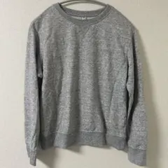 ユニクロ　スウェットシャツ（長袖）　グレー