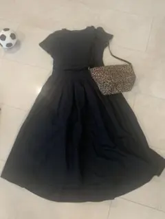 ネイビー　厚手　スカート