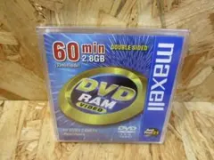 （新品）maxell ビデオカメラ用8cmDVD-RAM 両面2.8GB/60分