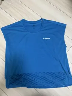 【未着用】adidas TERREX Tシャツ Lサイズ 青