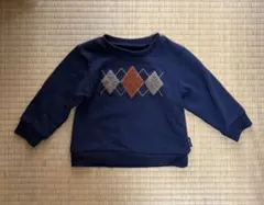 COMME CA ISM トレーナー 90cm ネイビー