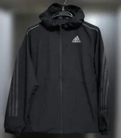 adidas ブラック ウィンドブレーカー & パンツ セット