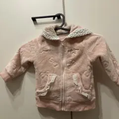 ボア　ピンク パーカー