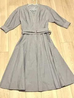tomo様専用　アプワイザーリッシェ シャツワンピ七分袖 ウエストベルト付き
