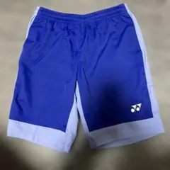 YONEX バドミントンパンツ 青 M
