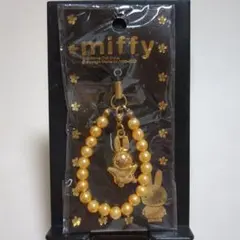 miffy✽ミッフィー✽パールストラップ✽ゴールドのサムネイル