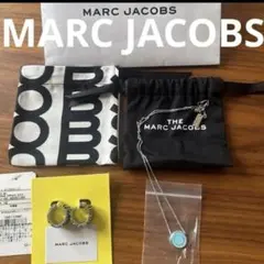 マークジェイコブスシルバーフープピアスネックレスセット正規品新品未使用美品