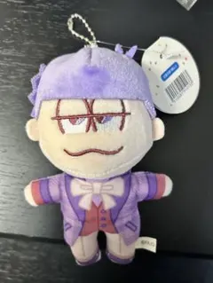 おそ松さん　一松　ぬいぐるみキーホルダー　キャンドゥ