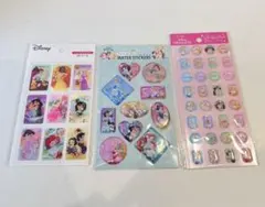 ディズニー プリンセス ウォーターシール ストーンシール 3Dシール